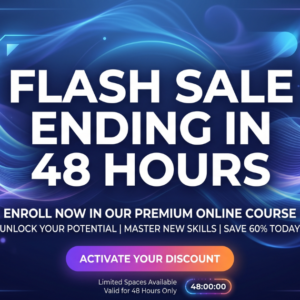 flash sale 48 hrs left
