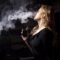 Woman vaping