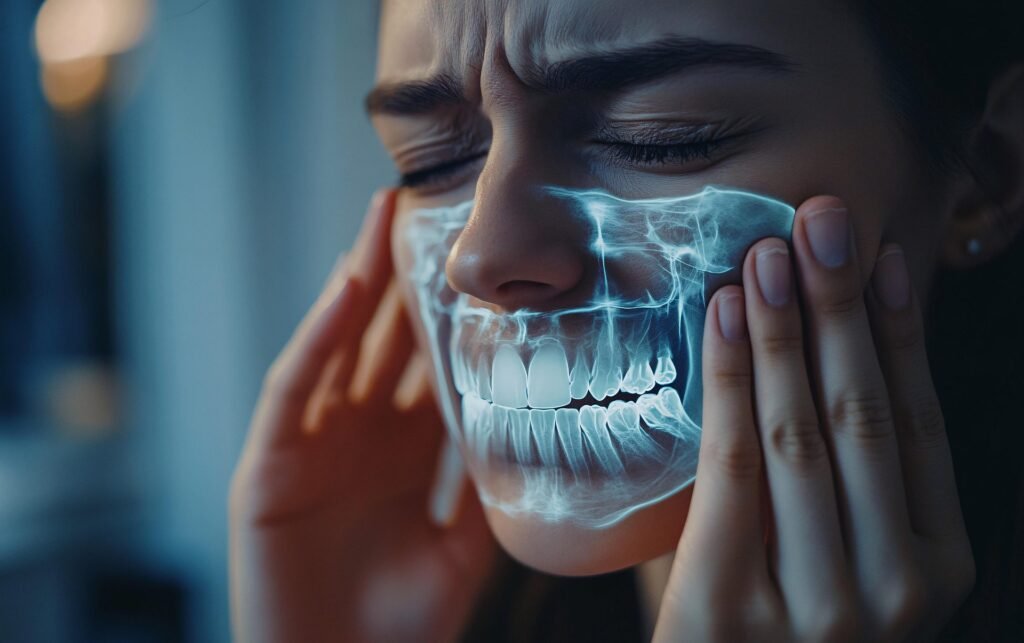 Tooth pain because of dental phobia